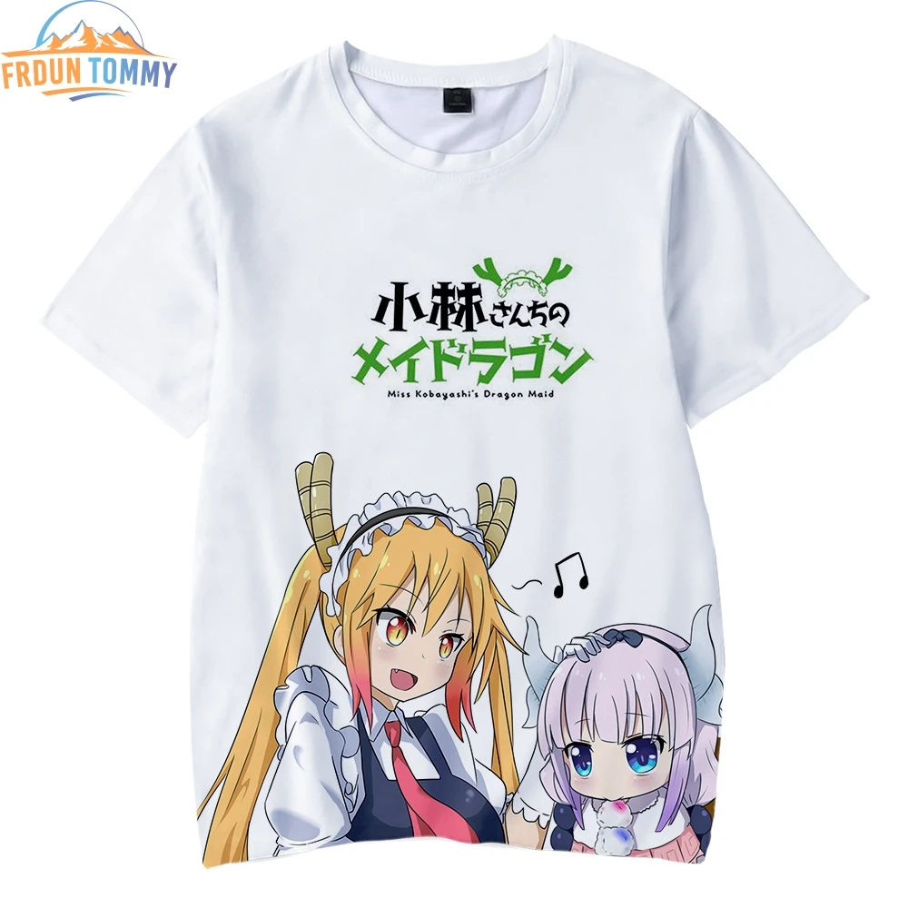 Новинка детские летние пляжные футболки Kobayashi s dragon maid с 3D принтом лидер продаж 2019