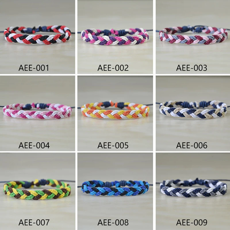 Новые разноцветные плетеные браслеты дружбы для женщин ювелирные изделия