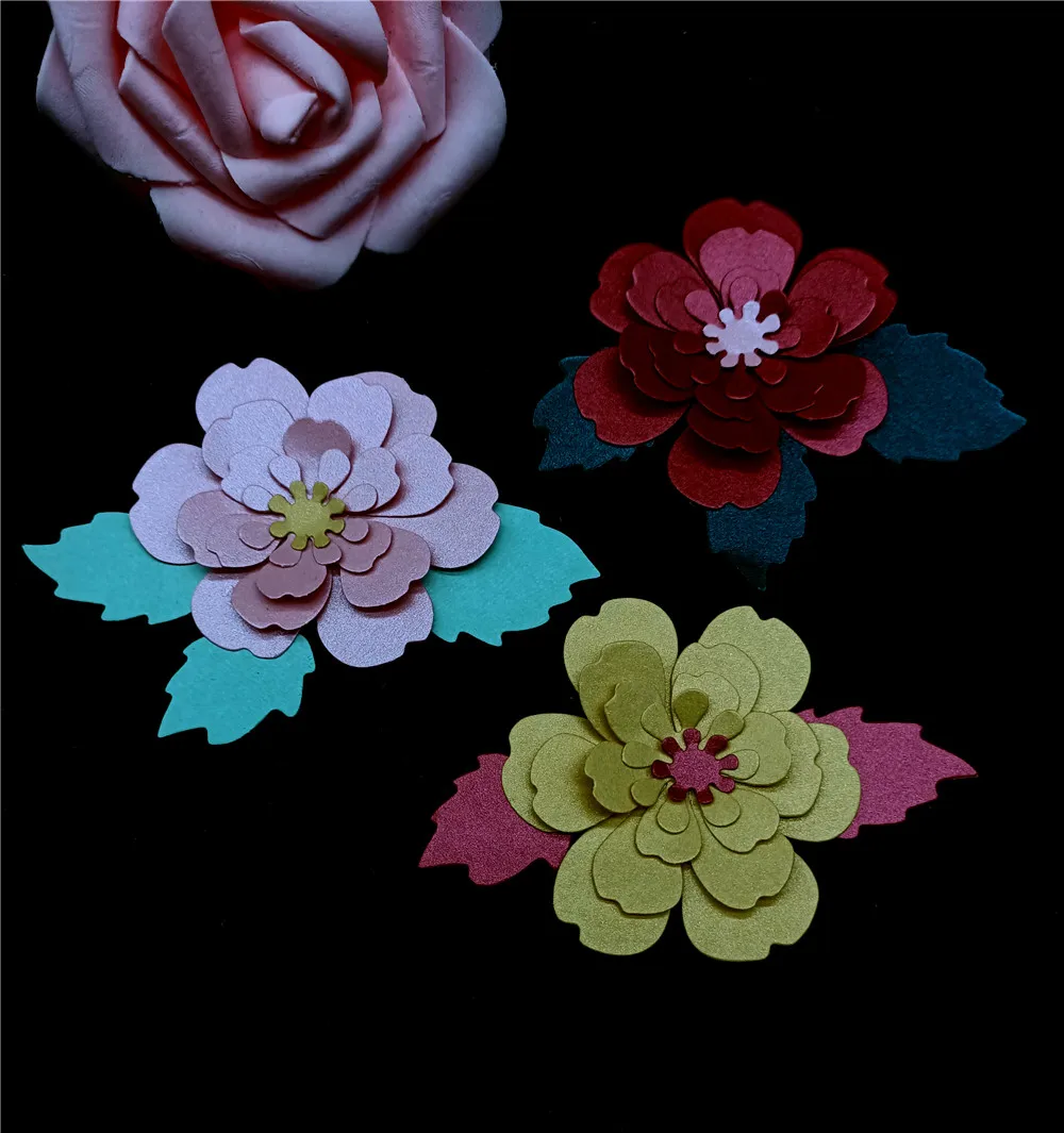 

flower Metal Cutting Dies Stencils DIY Scrapbooking Decorative Craft Photo Album Embossing Folder Paper Cards Mould template