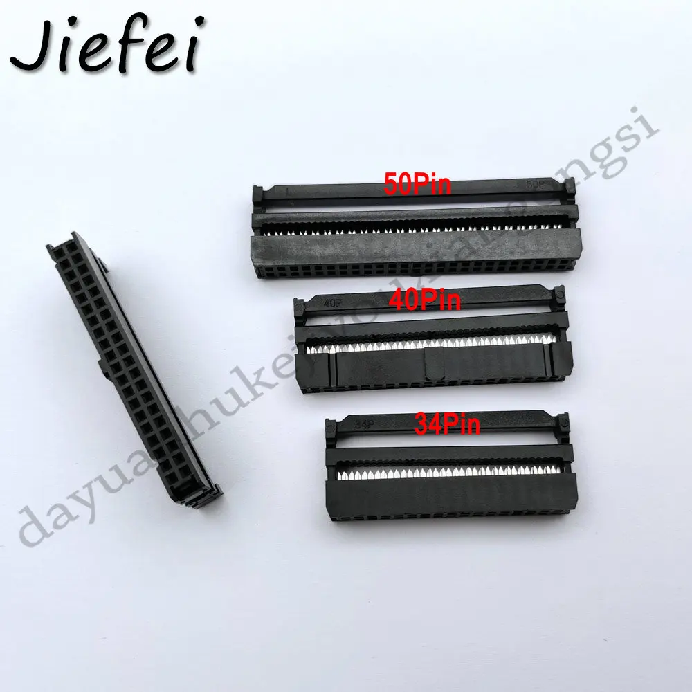 IMC Hot Dual Row 34Pin 40Pin 50Pin IDC розетка с разъемом Женская внешняя Фотогалерея 2 54