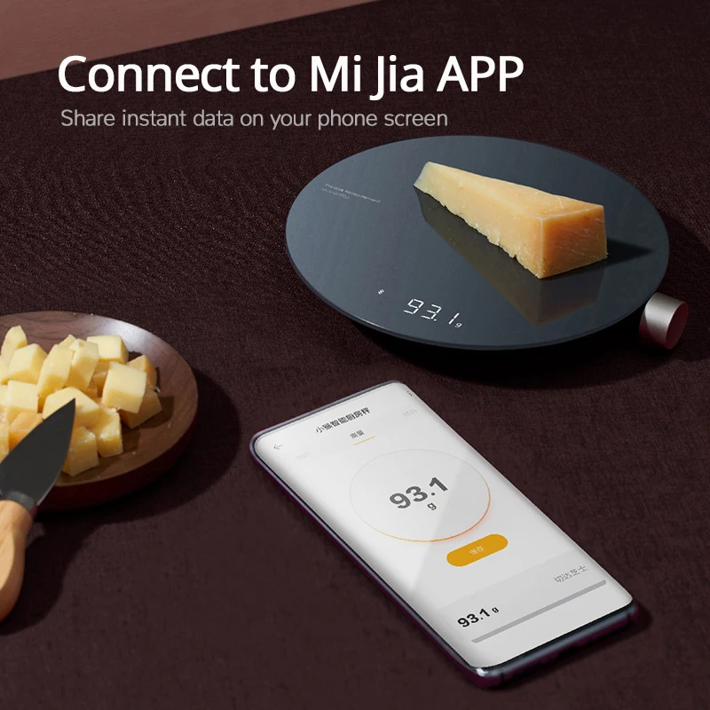 2021 новые умные кухонные весы Xiaomi HOTO работает с приложением mijia электронные мини
