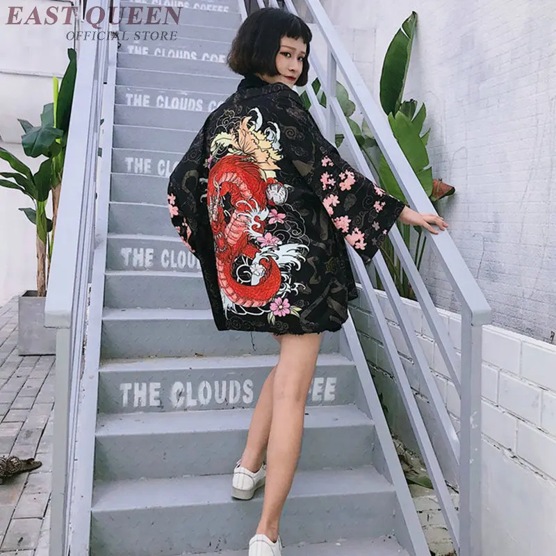 Traditional Japanese Kimonos Cardigan Thin Kimono Coat Women 2019 Summer Loose Yukata Sunscreen Clothes Cosplay Shirt Blous |