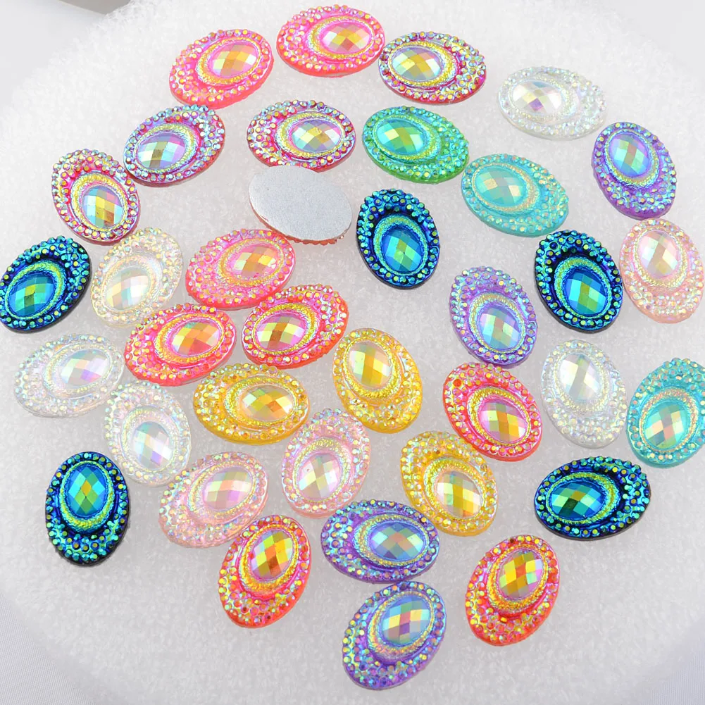 Стразы прямоугольные BOLIAO 20 шт. 13 х17 мм (0 51 х0.67 дюйма) | Дом и сад