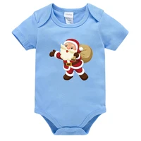 christmas custom baby bodysuit onesies unisex personalized cotton print pattern infant body bebe overall infant 0 24m jumpsuit