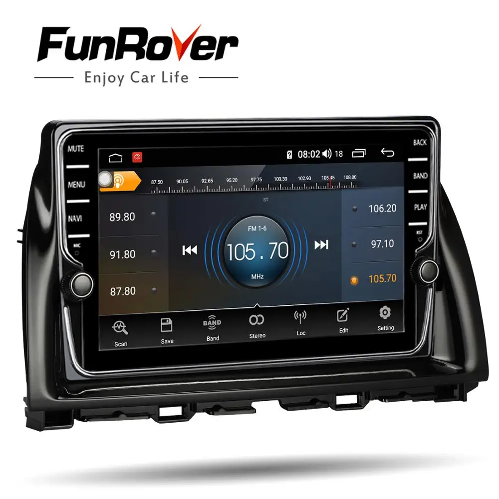 Funrover 8 ядро Штатное Головное устройство Mazda cx 5 cx5 GPS Android aвтомагнитола магнит ола 2