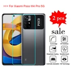 Закаленное стекло для xiaomi poco m4, 2 шт., Защита экрана для xiaomi poco m 4 pro, зеркальное стекло на pocco m4 pro, защитное стекло
