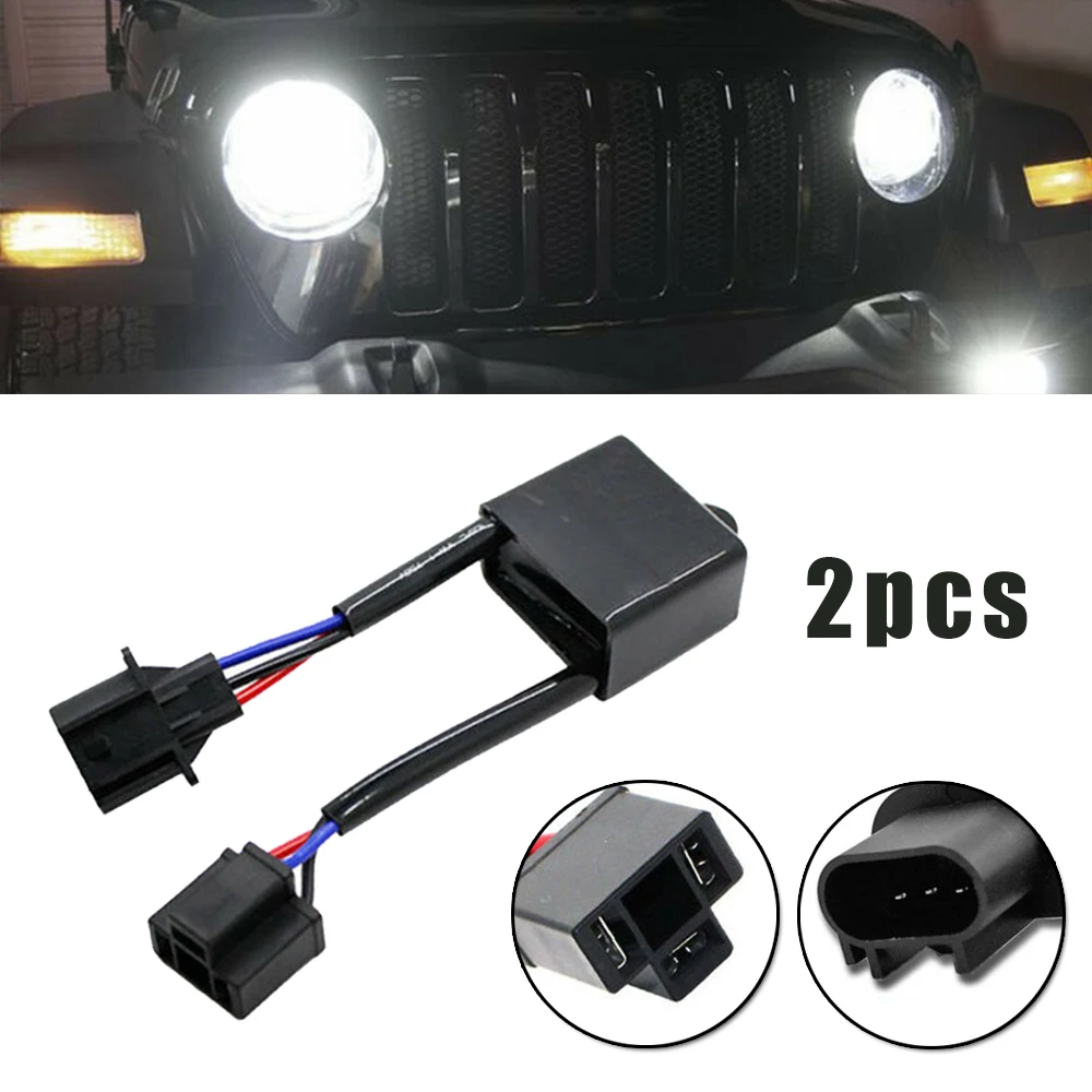 

Anti-Flicker Decoder Decoders For Jeep Wrangler JK Any 7" Headlight Reliable Protable