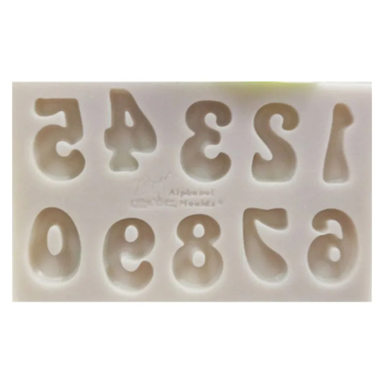 Формы с цифрами 3D помадка формочка для торта инструменты украшения сделай сам