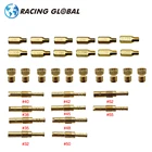 ALCON-10pcs гоночный карбюратор Pilot Jet Main Jetмедленные тиски инжекторы для PWK PWM PJ PE PD FCR Keihin CV CVK CB CE VA