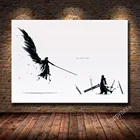 Финальная фэнтезийная игра плакат Мультяшные картины художественные картины на холсте настенные картины для домашнего декора Плакат