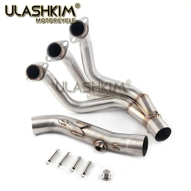 Мотоцикл глушитель Escape 304 сталь средняя труба контакт скольжения для yamaha FZ09 MT09 MT 09