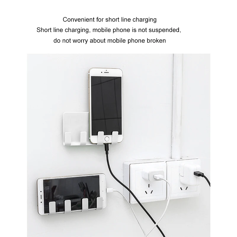 Новый телефон настенное зарядное устройство держатель крюк портативный