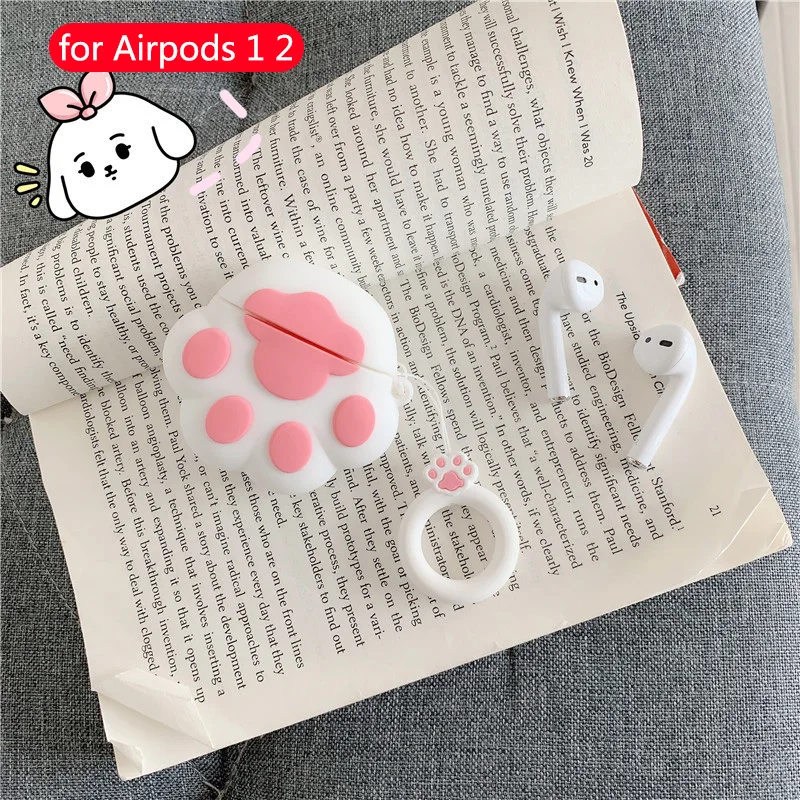 230 Мультяшные беспроводные bluetooth наушники чехол для Apple Airpods 1 2 Симпатичные Силиконовые Мягкие коробки гарнитура оболочка для Airpods защитный чехол - Цвет: 230