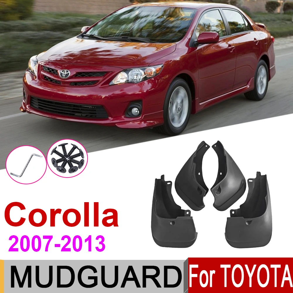 Брызговики для Toyota Corolla 2008 Altis E140 2013 ~ 2007 брызговики 2012 аксессуары 2011 2010