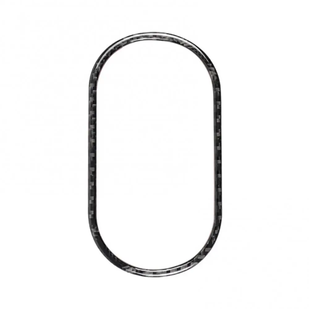 

Carbon Fiber Car Start Headlight Button Cover Sticker Car Accessories