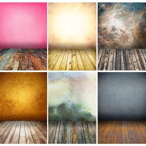 Vintage Gradient Solid Color Photography Backdrops Props Brick Wall
Wooden Floor Baby Portrait Photo Backgrounds 210125MB-30