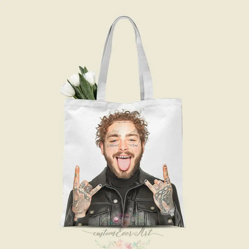 Почтовая сумка тоут Malone на заказ холщовые сумки шопперы для женщин учителя Сумки