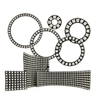 Светодиодная цифровая панель WS2812B, 5 в постоянного тока, гибкий экран 8*8, 16*16, 8*32, 5050 RGB, кольцо WS2812, индивидуально адресуемые пиксели