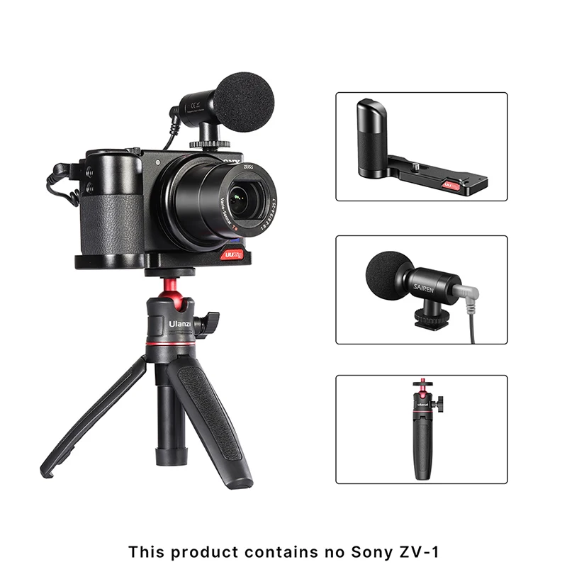 Ulanzi для Sony ZV1 Vlog комплект с функцией видеозаписи настройка пластина в форме буквы