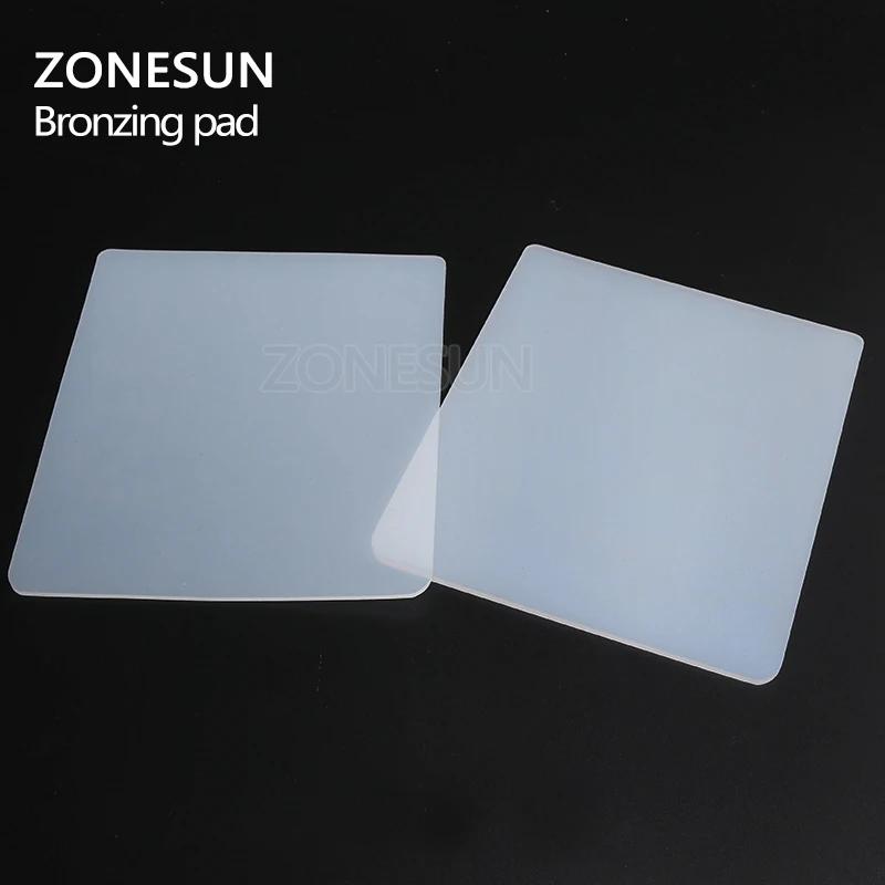 ZONESUN Bronzing pad Rubber Blanket for Hot Foil Stamping Machine leather embossing machine accessories Stamp tool parts 