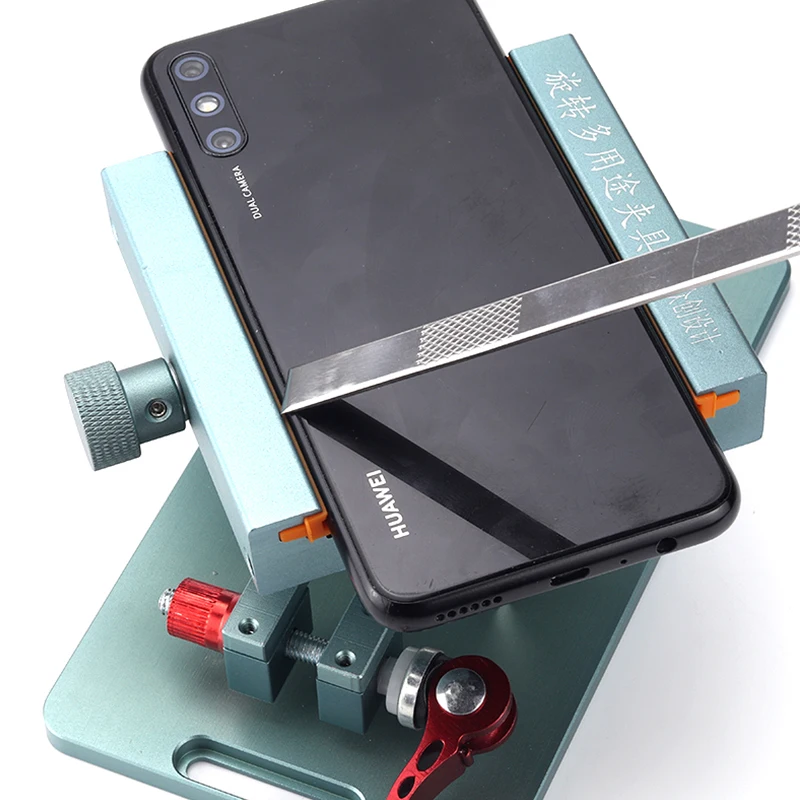 

Universal Rotatable Holder Fixture For iPhone/Samsung Cellphone Back Rear Glass Housing Motherboard Battery Disassembly Tools