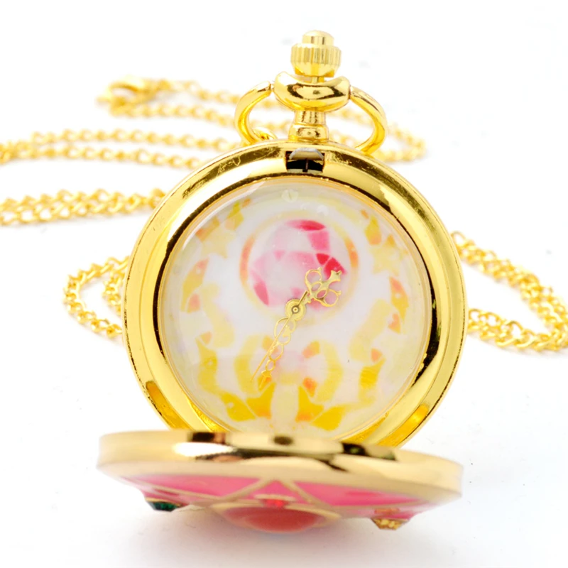 Карточка Captor карманные часы Cardcaptor Sakura Sailor Moon Wing вечное ожерелье сакуры аниме |