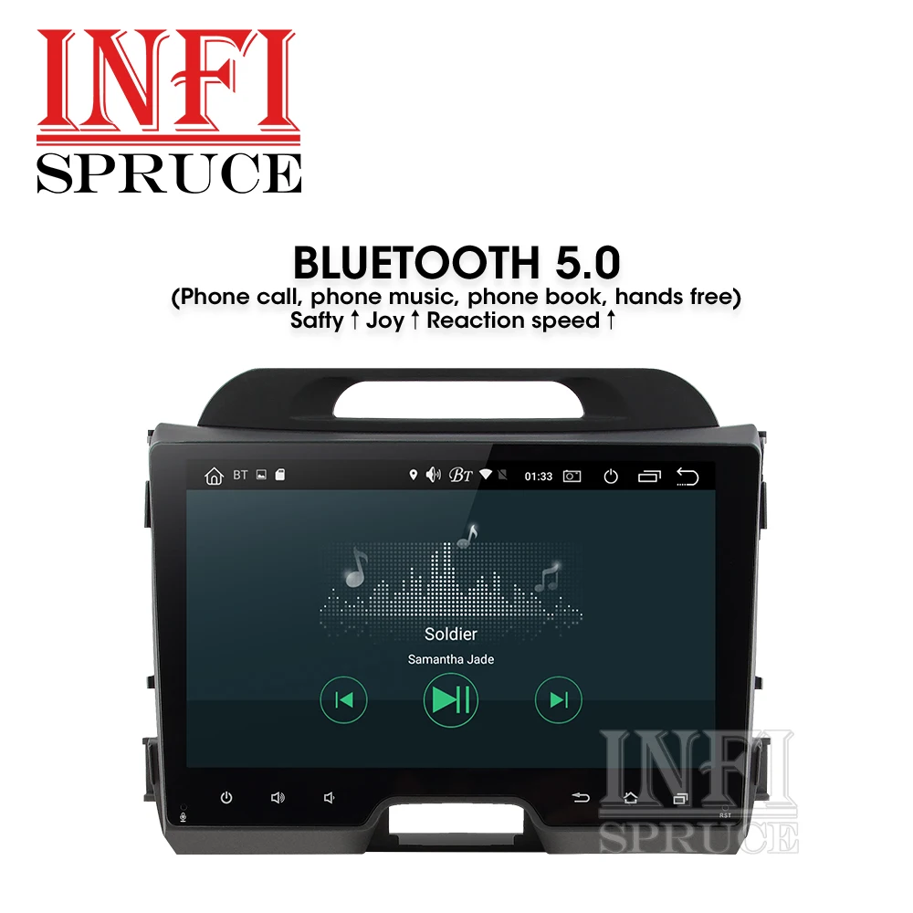 Автомобильный dvd плеер Android 9 0 для KIA sportage 2007 2010 2011 2012 2013 2014 2015 с автомагнитолой