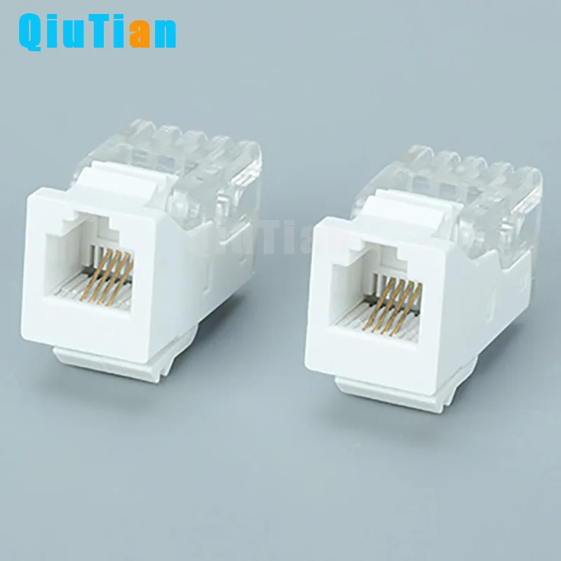 

QT-4003 RJ11 Crystal phone module three CAT3 telephone voice module connector