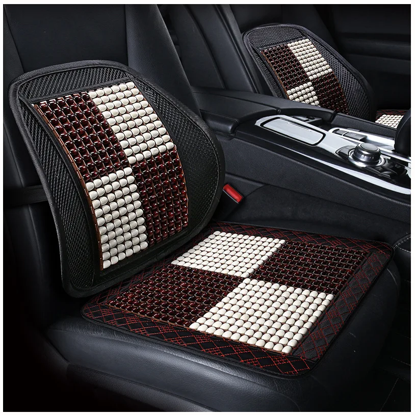 Подушка для автомобильного сиденья защита поясницы массаж спины летние дышащие