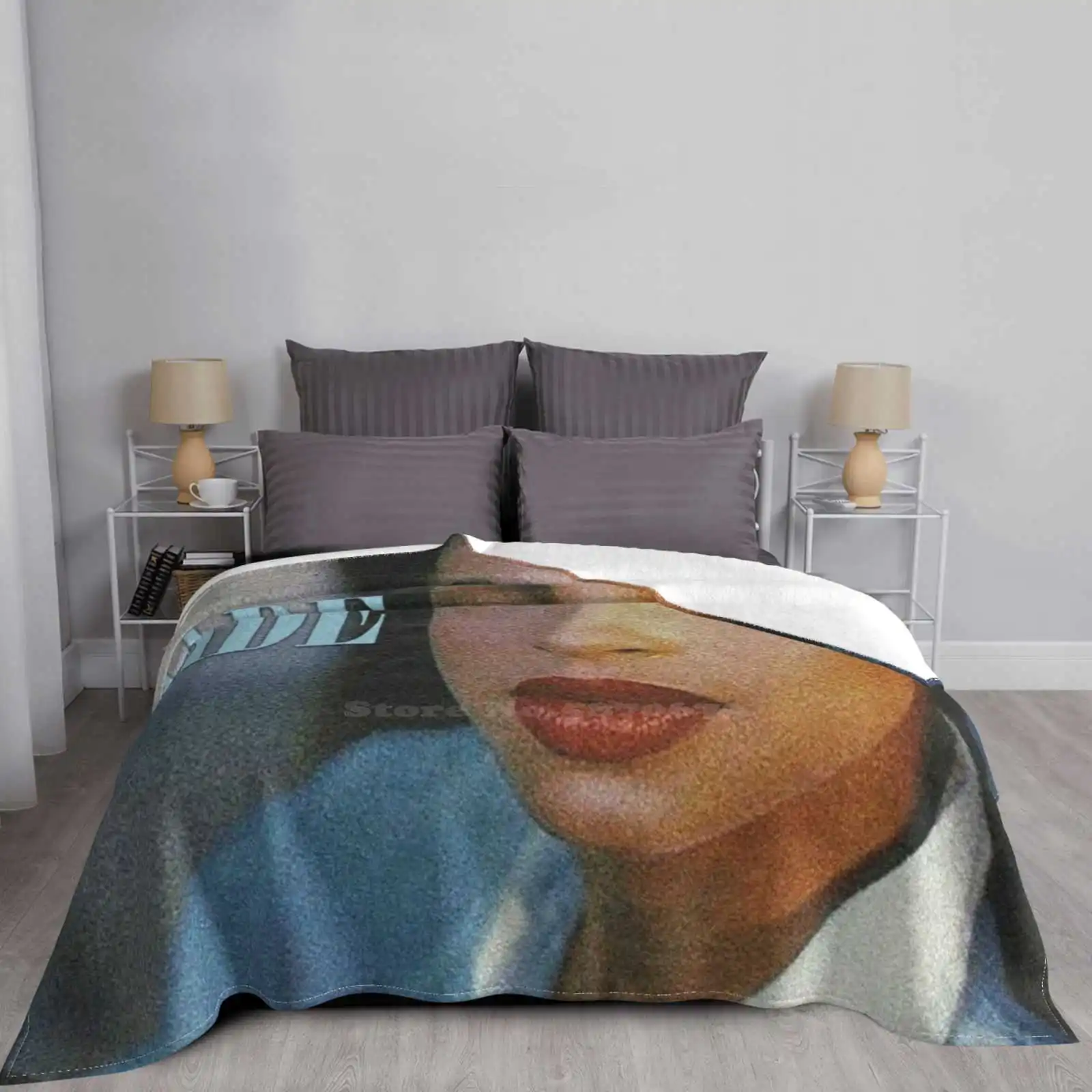 Светильник вейшее супермягкое теплосветильник легкое тонкое одеяло голубого