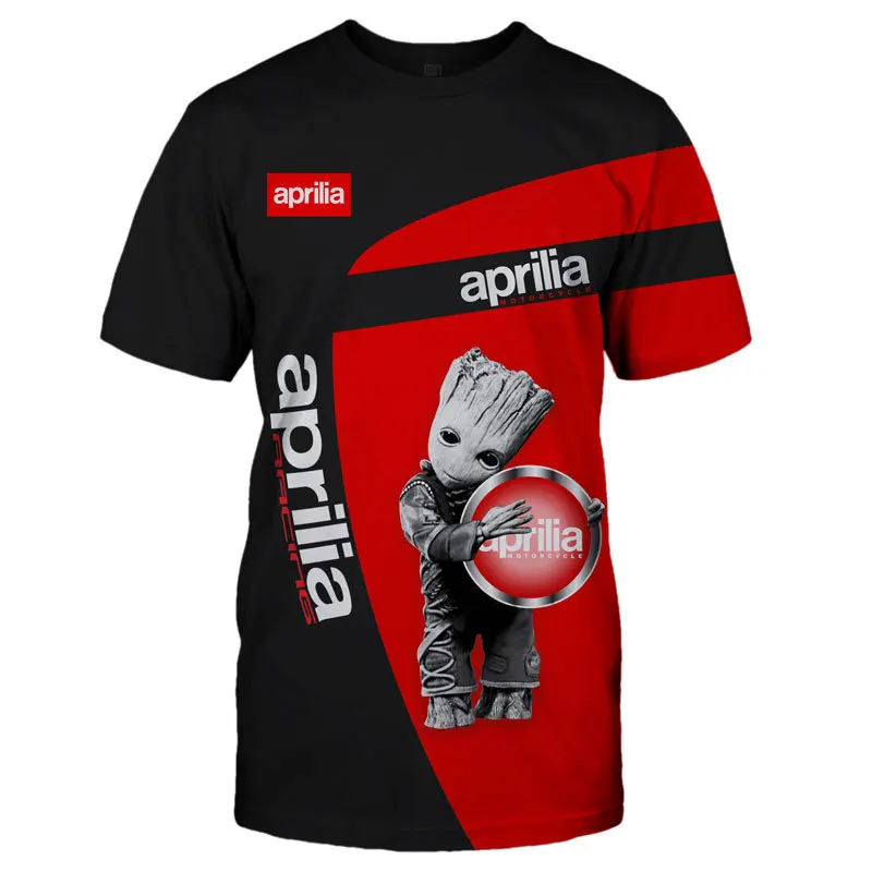 

XL bike logo summer fashion new style 3D digital printing Harajuku breathable men's short-sleeved casual T-shirt top