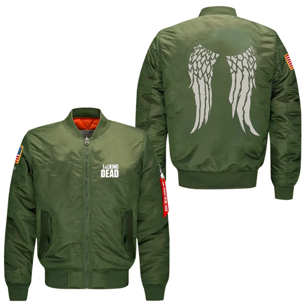 Walking Dead Толстовка зомби крылья Дэрила Диксона весна осень Мужская куртка для