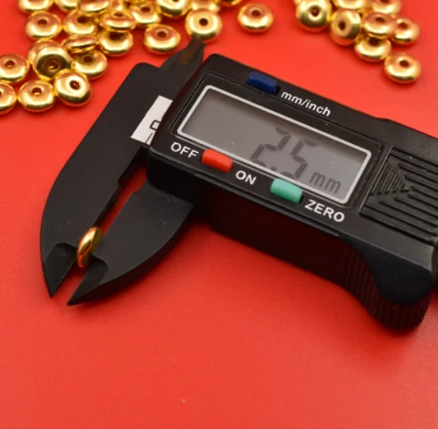 Разделитель из чистого золота 24 К настоящие золотые бусины 999 ювелирные изделия