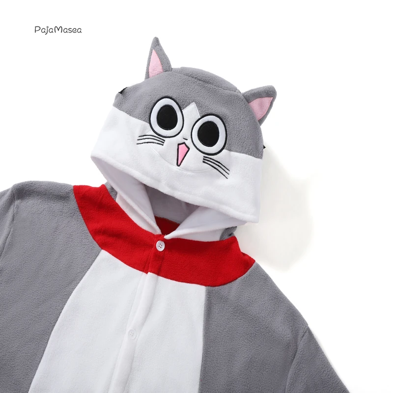 Пижама-комбинезон Детская с рисунком кошки и сыра |