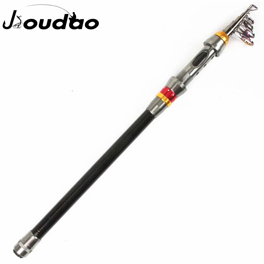 

Jioudao 1.8M-3.6M Carbon Fiber Telescopic Fishing Rod Portable Spinning Fishing Rod Pole Travel Sea Boat Fishing Rod