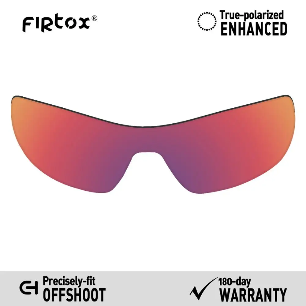 Purple Red Firtox настоящие поляризованные Сменные рассеиватели UV400 для солнцезащитных очков-солнцезащитных очков ocley Offshoot OO9190(Только Совместимые линзы)-несколько цветов - Цвет линз: Purple Red