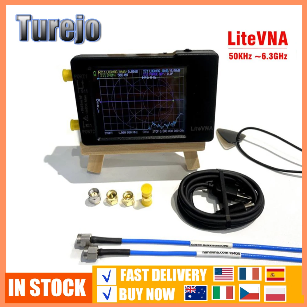 

Handheld Spectrum Analyzer With 2.8’’ Display Battery MF HF VHF UHF Measuring Spectrum Network Analyzer Kit Spectrum Analyzers