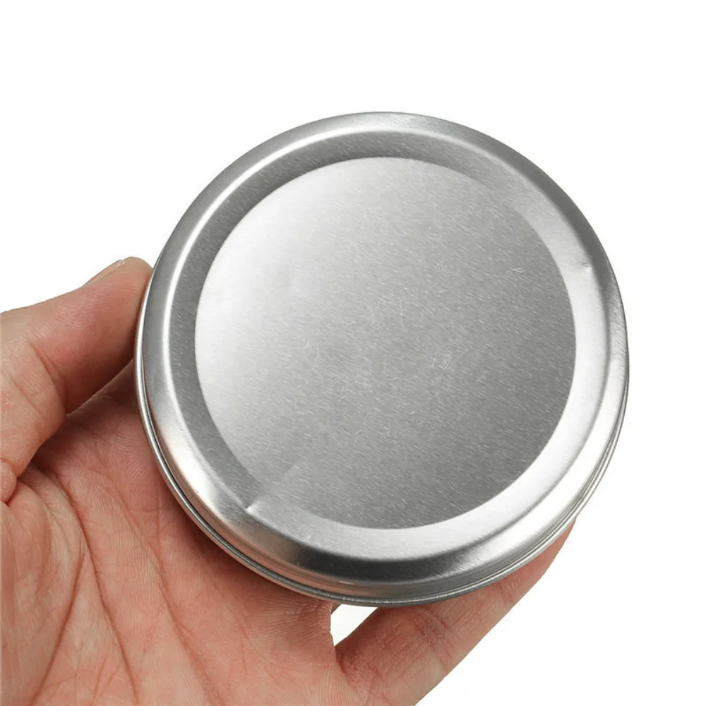 

15ml/50ml/100ml/150ml Empty Aluminum J ars Refillable Cosmetic B ottle Cream Sample Packaging Containers Screw Cap