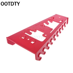 Красный гаечный ключ Организатор сортировщик держатель лоток розетка стеллаж для хранения пластмассовый инструмент