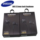 Наушники-вкладыши samsung AKG, проводная гарнитура 3,5 мм с микрофоном для смартфонов Samsung Galaxy s10 S9 S8 S7 S6 S5 S4 HUAWE