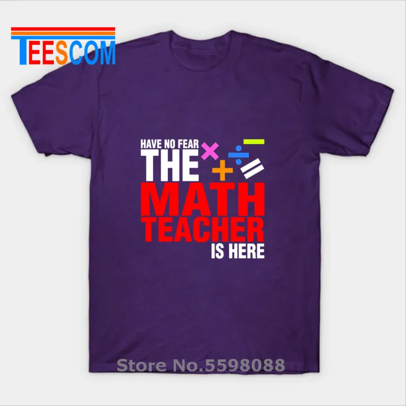 Футболка из модной серии Не бойся математики лето футболка с круглым воротником