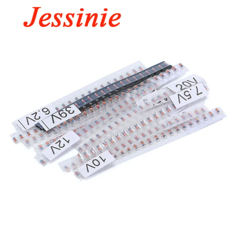 280 шт. ZMM SMD регулятор Зенера пакет диодов 3V-39V LL34 1206 14 видов * 20 | Электронные