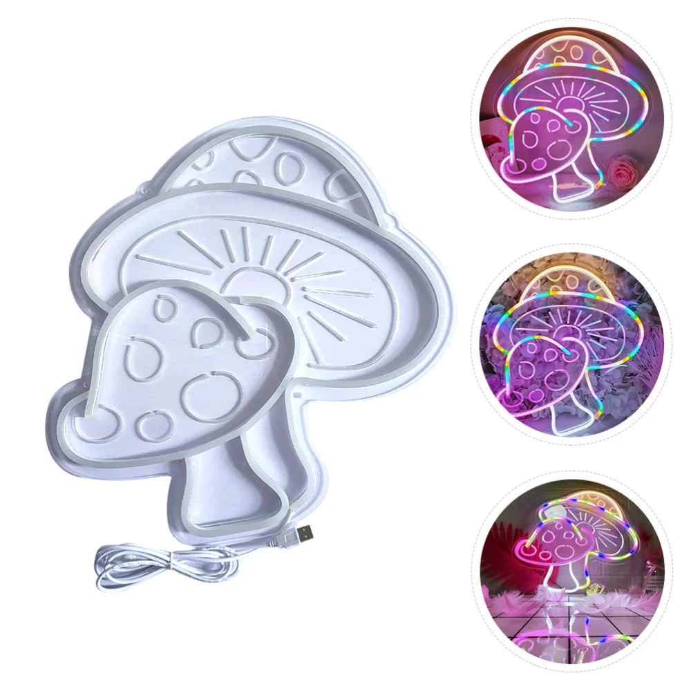 

Home Decorative Light USB Power Supply Lamp Mushroom Shape LED Night Light