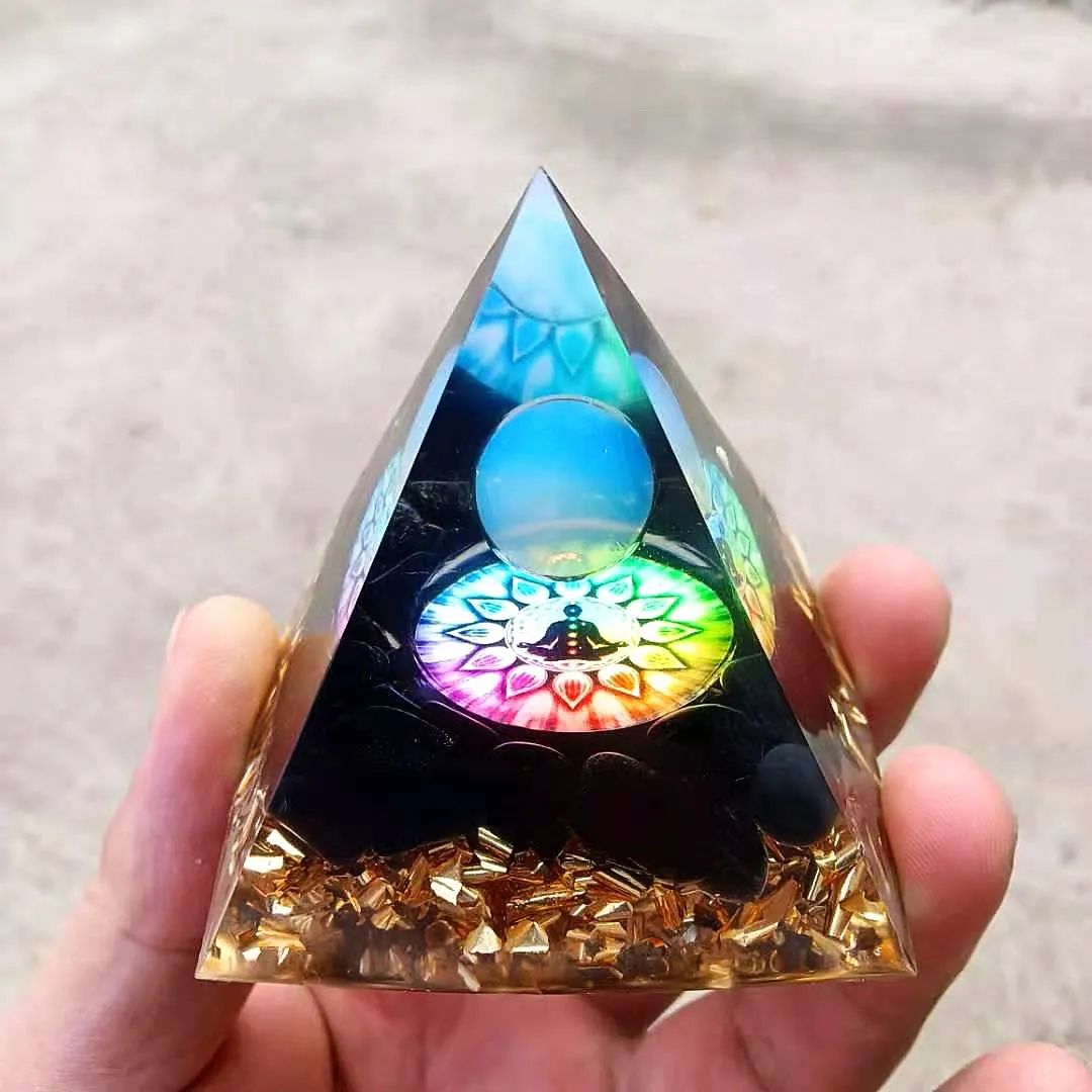 

Ручная работа, символ энергии, опал, кристалл, сфера и обсидиан, кварц, ОРГОН, пирамида 60 мм, рейки, энергетическое исцеление, чакра, медитация