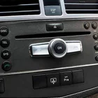 Автомобильные Мультимедийные кнопки громкости, декоративные наклейки, Накладка для Mercedes Benz C E Class W204 CLS GLK ML350 C180 E260