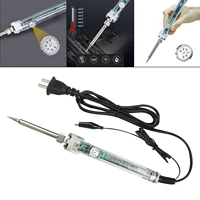 mini digital electric soldering iron adjustable temperature 60w power supply electronic products welding tool