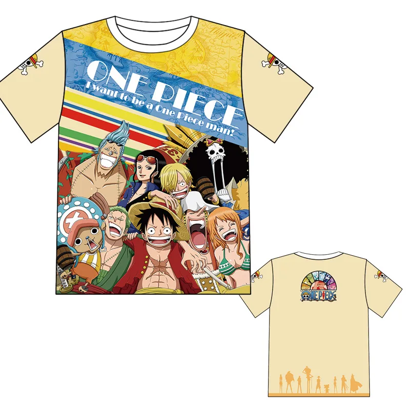 Косплей Аниме One Piece Luffy want футболка для мужчин и женщин хлопковая Футболка аниме 3D