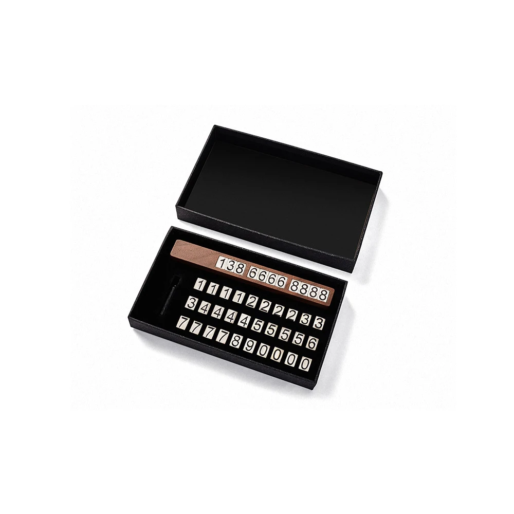 Автомобильная Временная парковочная карта для Benz W213 W205 W222 W212 GLC GLA ореховая