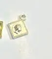 Burnished silver Eruifa, 20 шт., 9 мм, квадратная Красивая монета,, ожерелье, серьги, браслет, ювелирные изделия, сделай сам, ручная работа, 3 цвета - Окраска металла: Burnished silver