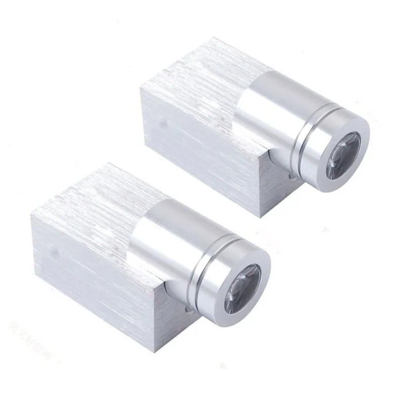 Минималистский светодиодный настенный светильник алюминиевый 1 Вт 2 3 6 Настенный